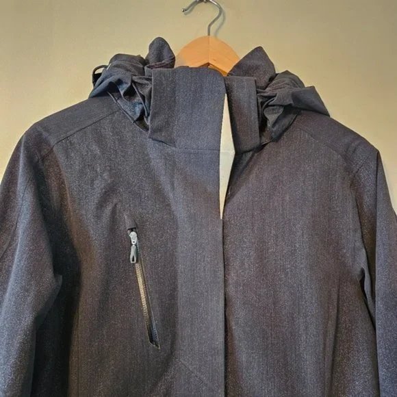 Spyder Women's Fall Winter Jacket Coat Hoodie Black Size 12. - Picture 6 of 16